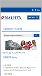 Mobile Screenshot of nalhfa.org
